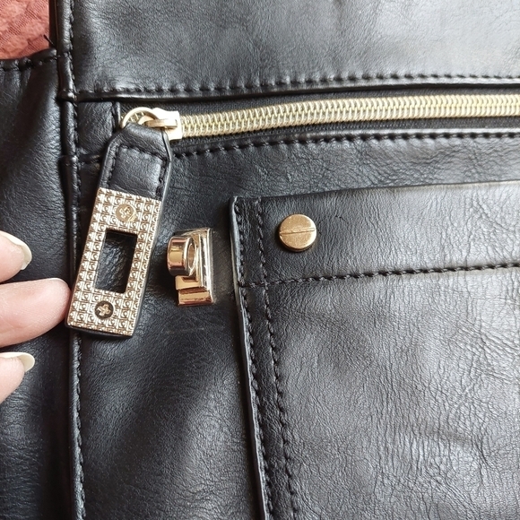 Kenneth Cole Reaction Black Synthetic Satchel Bag - Picture 3 of 16